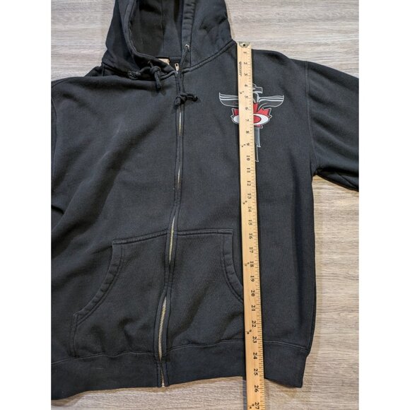 2010 Olympics Oakley Totem Canada Native Hoodie Size Medium Vintage Rare - Picture 10 of 12